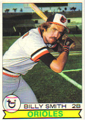 1979 Topps Baseball Cards      237     Billy Smith